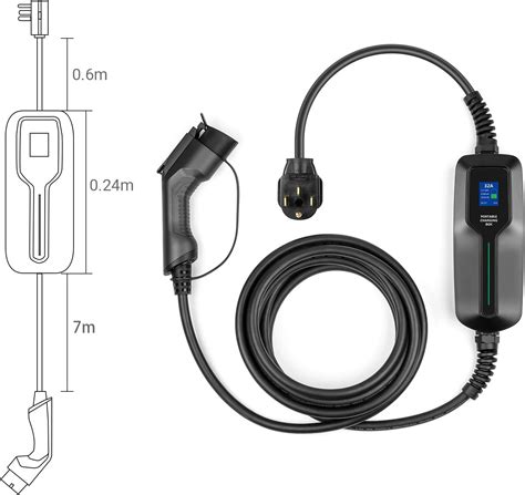 Buy Lefanev 32 Amp Ev Charger Level 2nema 14 50 32a25ft768kw