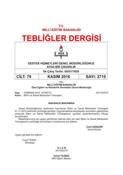 PDF T C MİLLÎ EĞİTİM BAKANLIĞI TEBLİĞLER DERGİSİorgm meb gov tr meb