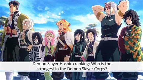 Who Are The Hashira In Demon Slayer One Esports