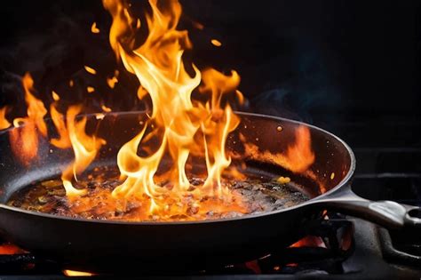 Cocina Moderna Los Cocineros Preparan Las Comidas En La Estufa En La