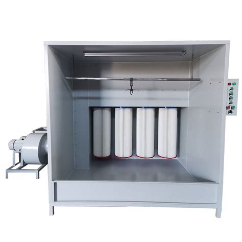 Manual Cartridge Filters Powder Coating Booth Powder Coating Machine