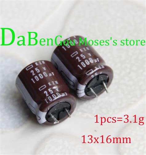 25v 1000uf 100 Original New Ncc Electrolytic Capacitor Radial Capacitance 13x16mm 400pcs