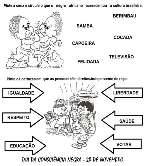 Atividades Consci Ncia Negra Para Educa O Infantil