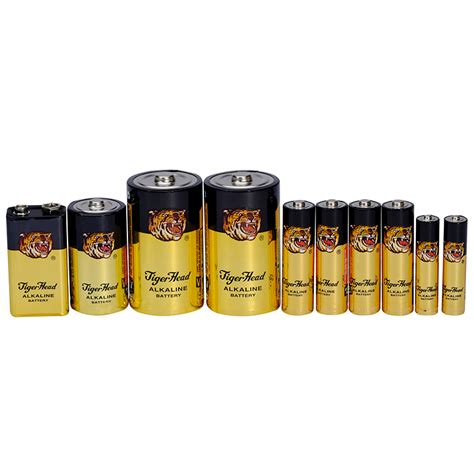 TIGER HEAD D SIZE LR20 ALKALINE BATTERY Tiger Head Battery