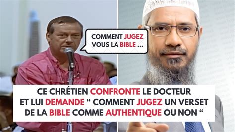 La Bible est elle authentique Zakir Naik en français YouTube