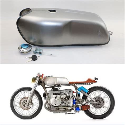 2 4 Gallon Cafe Racer Gas Fuel Tank Universal Custom Tank For Honda