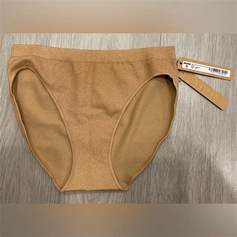 Skims Intimates Sleepwear Skims Soft Smoothing Seamless Lured Bikini Panty Sienna Xs New
