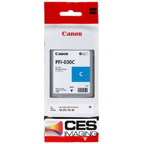 Pfi C Canon Pigment Cyan Ink Tank Ml C Aa