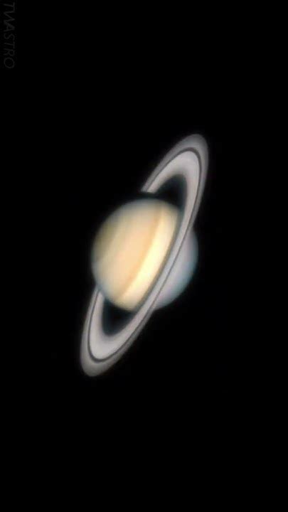 Live View Of Saturn Through My Telescope 🔭 🤩 Saturn Telescope Short