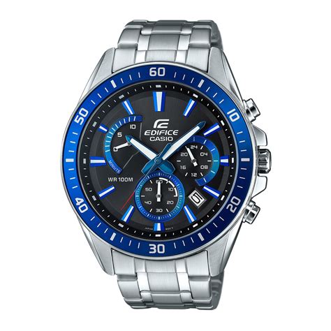 Reloj Edifice Efr 552d 1a2 Acero Hombre Plateado Btime