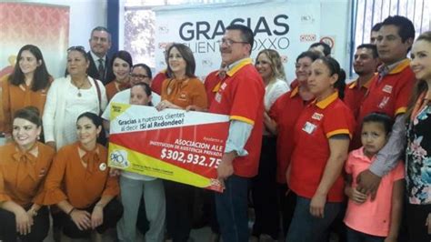 Asociación Ale recibe 302 mil pesos por redondeo de Oxxo Luz Noticias