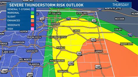 Chris Bianchi On Twitter Just In Denver Now In A Level 2 Out Of 5 Risk For Severe Storms