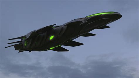 Alien Spaceship 3D model fantastic | CGTrader