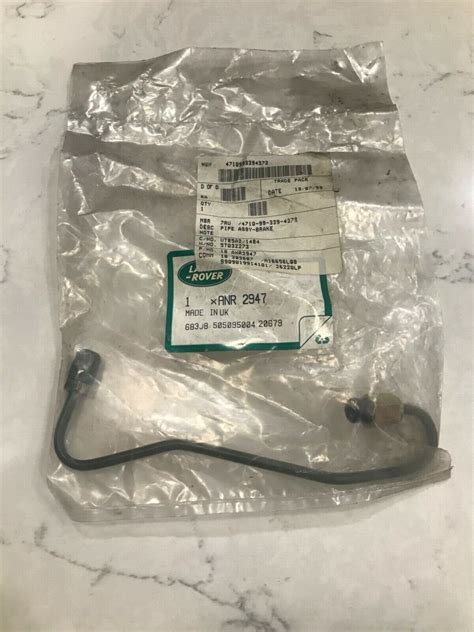 Genuine Land Rover Defender Brake Line LHF ANR2947 For Sale Online EBay