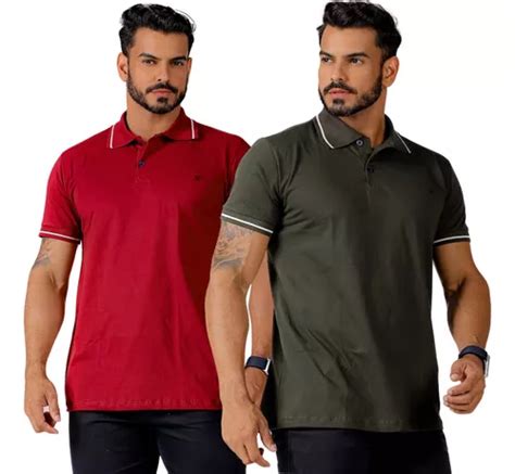 Kit Camisas Polo Masculina Camiseta Gola Atacado Uniforme Mercadolivre