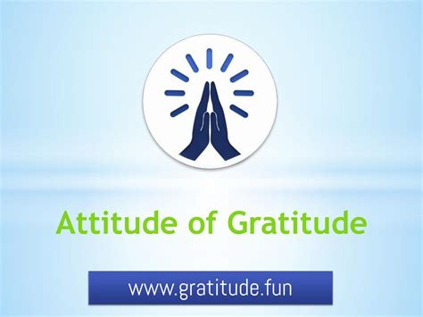 Ppt The Power Of Gratitude Gratitudefun Powerpoint Presentation