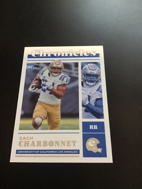 Panini Chronicles Draft Picks Zach Charbonnet Rc For Sale