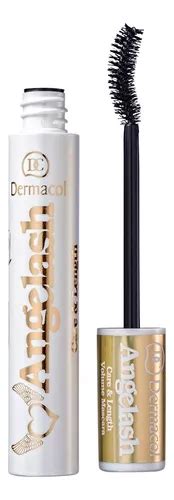 Máscara De Pestañas Negra Dermacol Angelash Care And Length 13 Ml