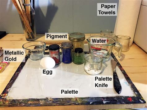 Painting With Egg Tempera