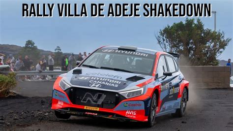 32º Rallye Villa De Adeje 2023 Shakedown YouTube