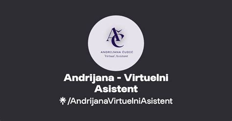 Andrijana Virtuelni Asistent Instagram Linktree