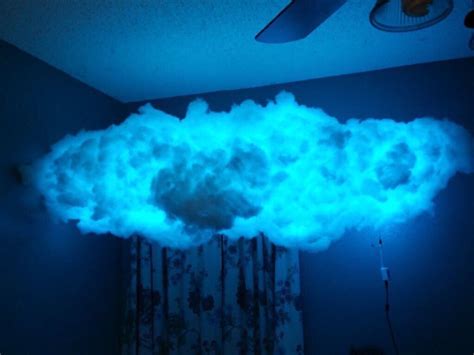 4 How To Make A Light Cloud So Cool Cloud Lamp Cloud Lights Diy Clouds