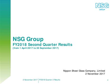 Nippon Sheet Glass Co., Ltd. ADR 2018 Q2 - Results - Earnings Call Slides (OTCMKTS:NPSGY ...