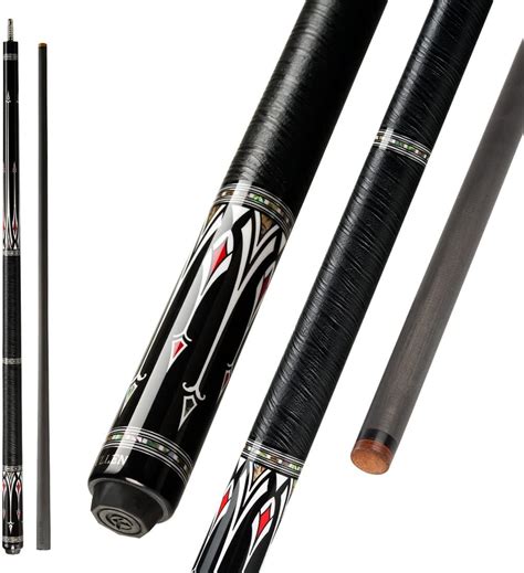 Konllen As Carbon Fiber Inlay Abalone Shell Pool Cue Stick