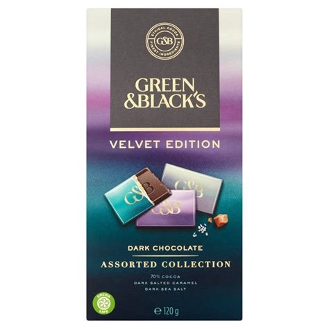 Green And Blacks Velvet Edition Dark Chocolate Assorted Collection 120g