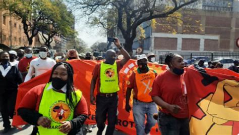 Numsa members embark on a march over COVID-19 payments - SABC News ...