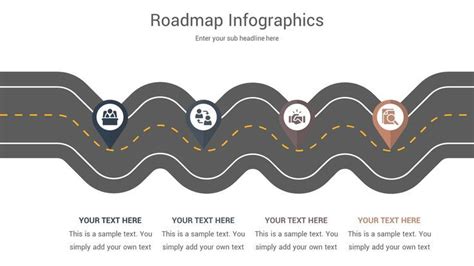 Roadmap Journey Infographics PowerPoint Template