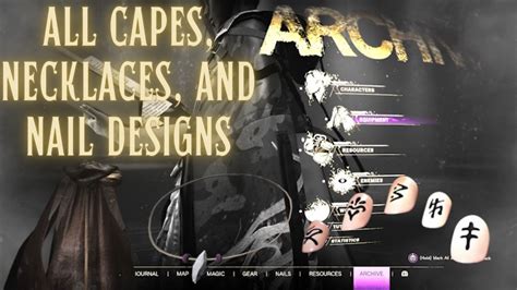 Forspoken S Archive All Capes Necklaces And Nail Designs Except