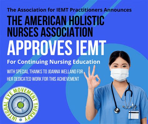 The American Holistic Nurses Association Integral Eye Movement Therapy Iemt