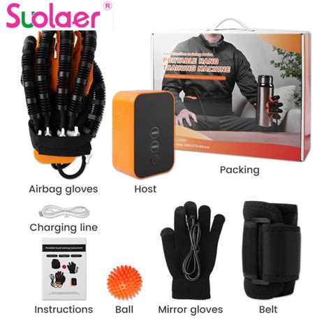 Suolaer Hand Rehabilitation Robot Gloves Stroke Hemiplegia Training