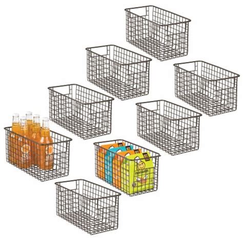 Mdesign Metal Wire Food Storage Organizer Bin 8 Frys Food Stores