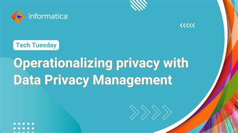 Operationalizing Privacy With Data Privacy Management Youtube