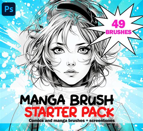 Manga Brush Pack For Photoshop By Fantasyuniverseart On Deviantart