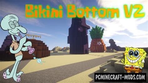 Bikini Bottom City Map For Minecraft Pc Java Mods