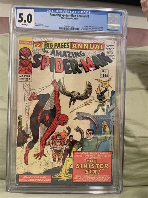 Period Comics On Twitter Amazing Spider Man Annual 1 1964 Cgc 5