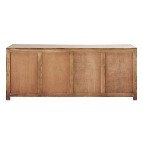 Credenza A 4 Ante In Legno Massello Di Sheesham Stockholm Maisons Du