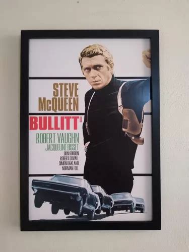 Steve Mcqueen Bullitt Poster De Pelicula Mercadolibre