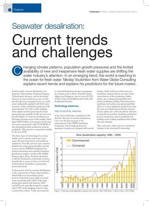 Seawater Desalination Current Trends And Challenges - AquaEnergy Expo ...