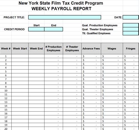 28 Best Payroll Report Templates Word And Excel Day To Day Email