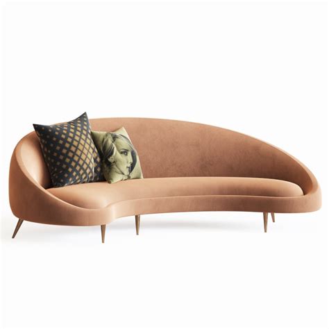 Jonathanadler Ether Curved Sofa 3d Model For Vray Corona