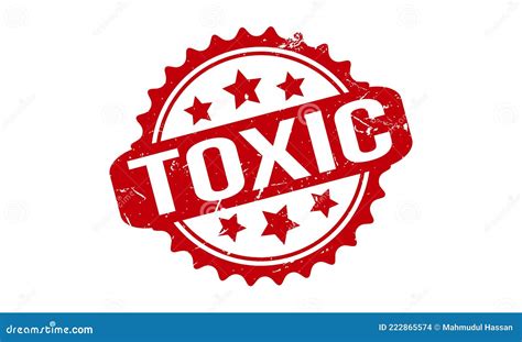 Toxic Rubber Stamps Cartoon Vector Cartoondealer