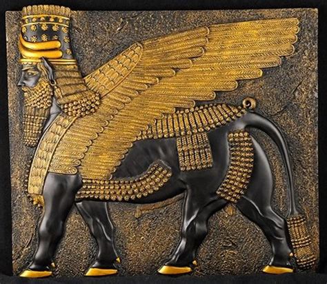 Achaemenian Persian Winged Bull Ancient Persian Ancient Babylon