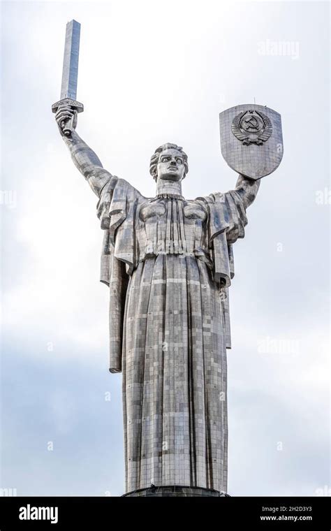 D Fense Du Monument De La M Re Patrie Rodina Mat Kiev Ukraine