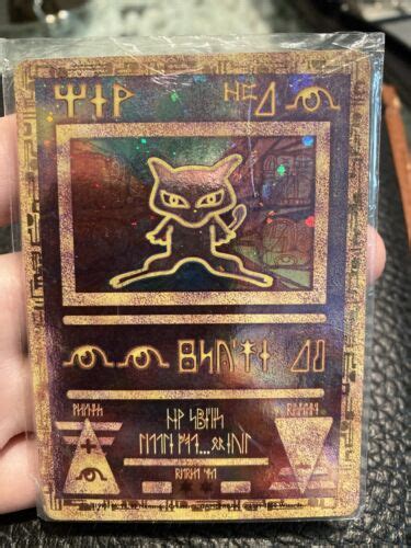 Ancient Mew Pok Mon Card Holographic Promo Ulta Rare Ebay