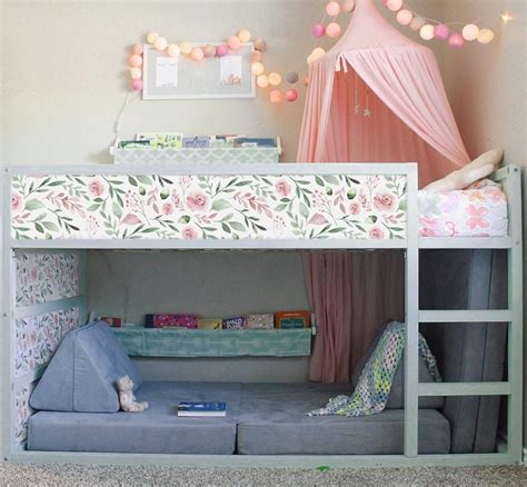 IKEA KURA BED Decals Girls Ikea Kura Bed Removable Stickers Etsy Canada