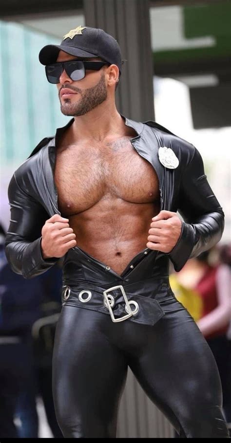 Mens Leather Pants Sexy Leather Leather Harness Hairy Men Scruffy